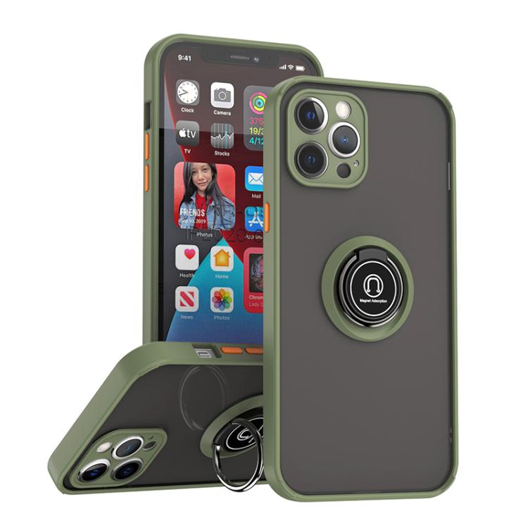 Q Shadow 1 Series TPU + PC Phone Case with Ring