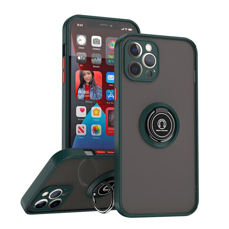 Q Shadow 1 Series TPU + PC Phone Case with Ring