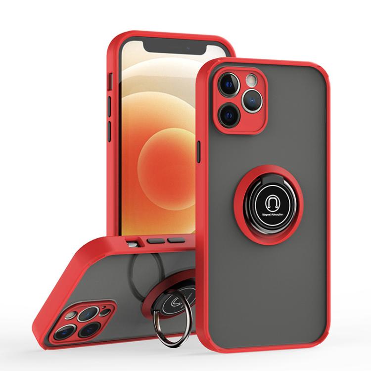 Q Shadow 1 Series TPU + PC Phone Case with Ring
