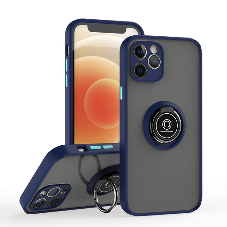Q Shadow 1 Series TPU + PC Phone Case with Ring