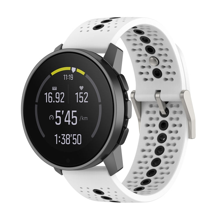 Colorful Hole Silicone Watch Band, For Suunto Run / Race S