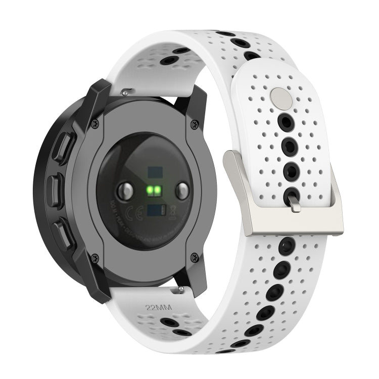 Colorful Hole Silicone Watch Band, For Suunto Run / Race S