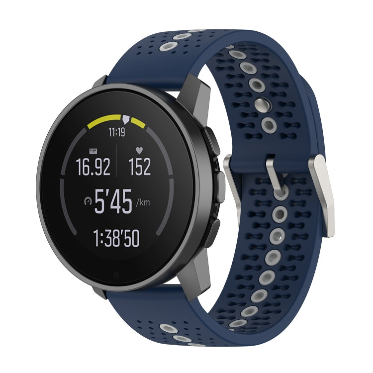 Colorful Hole Silicone Watch Band, For Suunto Run / Race S