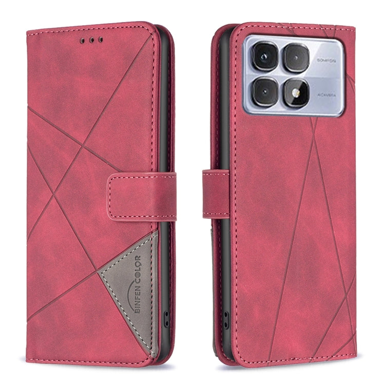 Magnetic Buckle Rhombus Texture Leather Phone Case, For Redmi Note 14 5G, For Redmi Note 14 Pro 5G / Note 14 Pro+ 5G, For Redmi 14C 4G, For Redmi K70 Ultra
