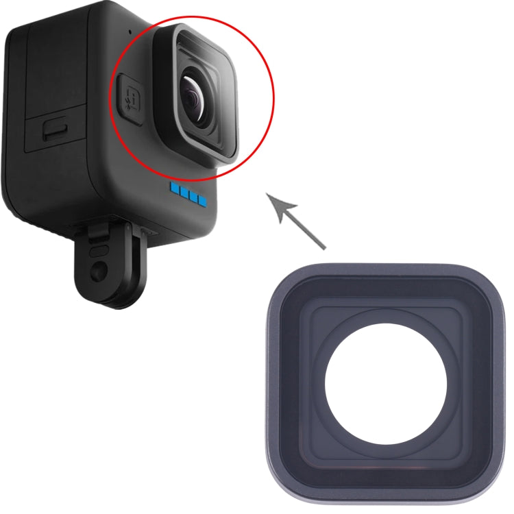 Cubierta de lente de cámara original para GoPro Hero 12 Black y GoPro Hero 11 Black