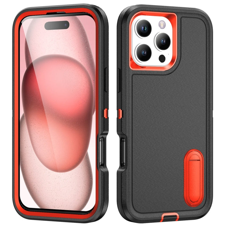 Rugged PC + Silicone Phone Case with Holder