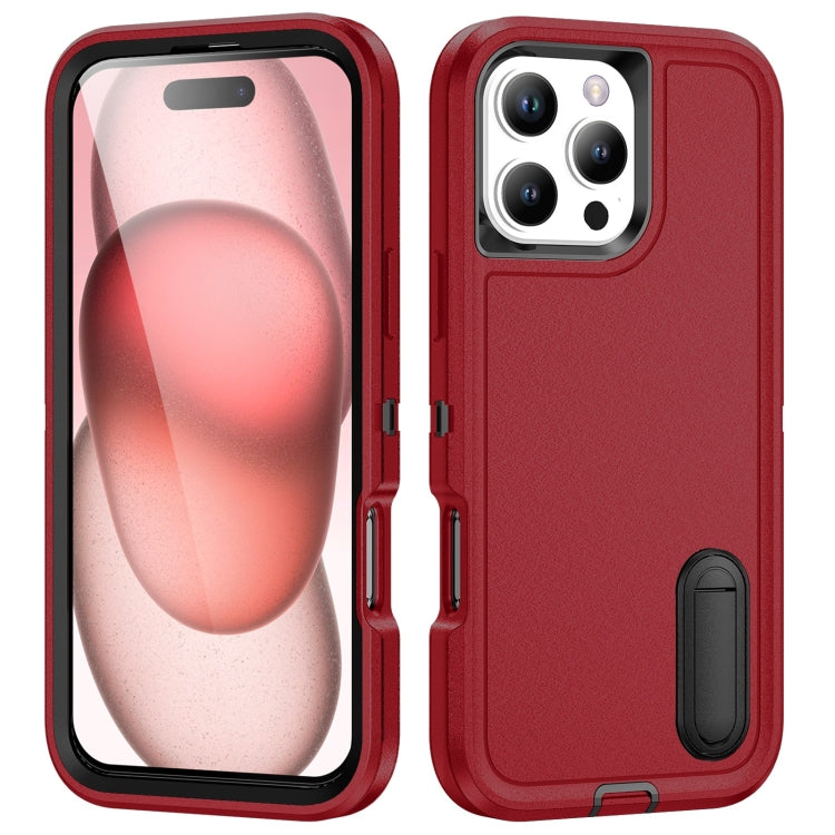 Rugged PC + Silicone Phone Case with Holder