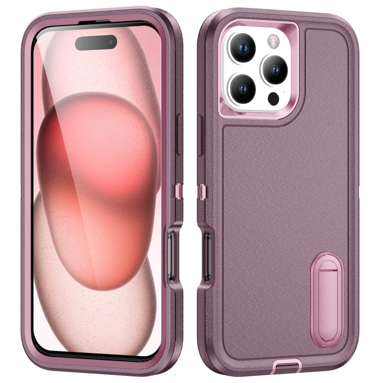 Rugged PC + Silicone Phone Case with Holder