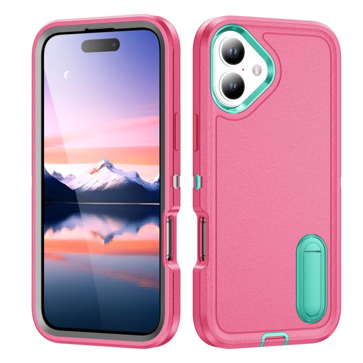 Rugged PC + Silicone Phone Case with Holder