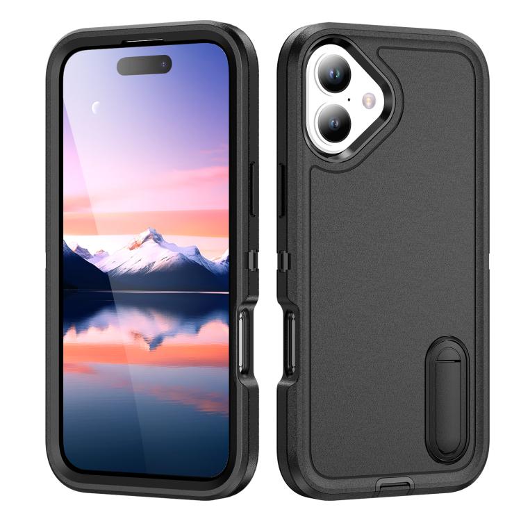 Rugged PC + Silicone Phone Case with Holder