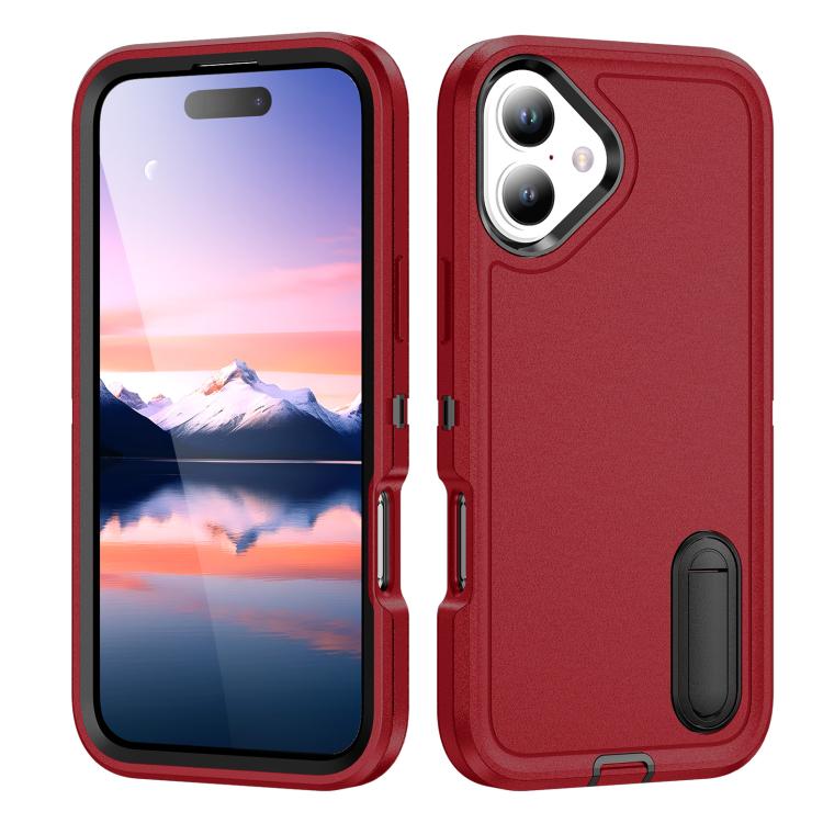 Rugged PC + Silicone Phone Case with Holder