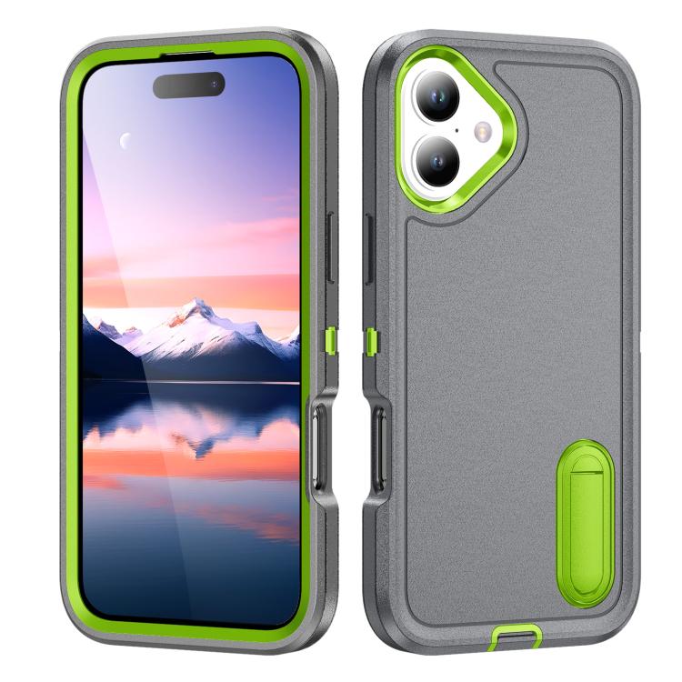 Rugged PC + Silicone Phone Case with Holder