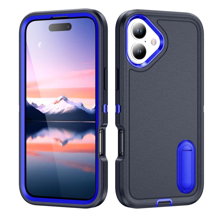 Rugged PC + Silicone Phone Case with Holder