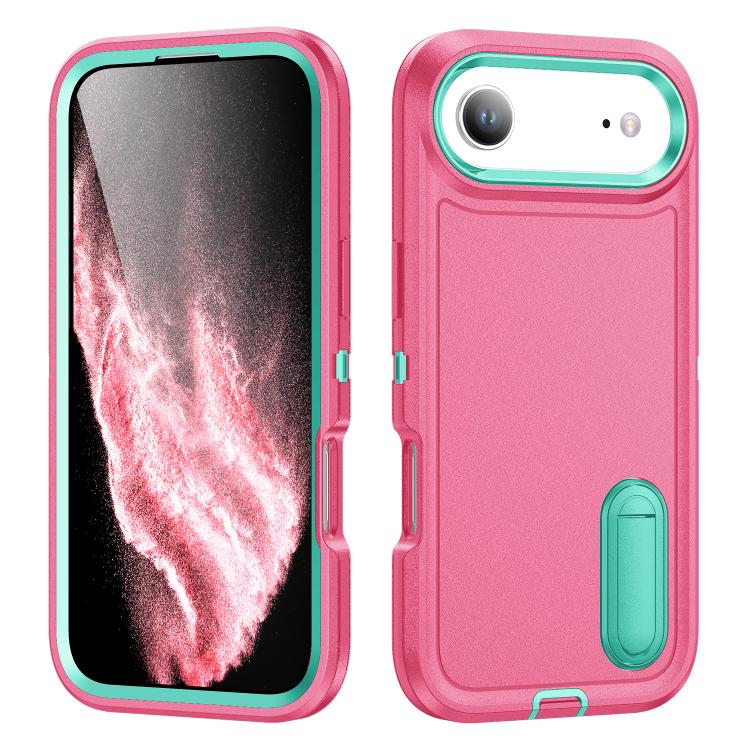 Rugged PC + Silicone Phone Case with Holder