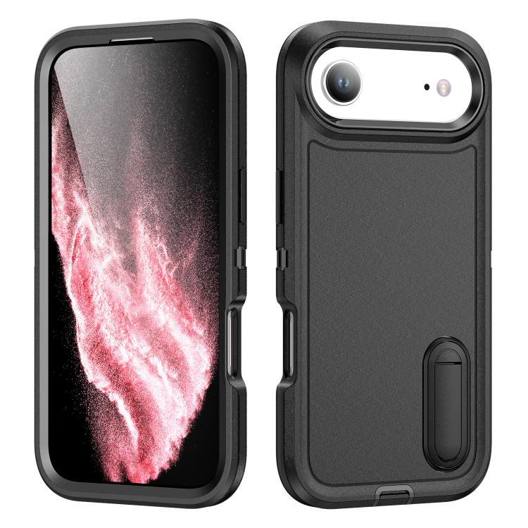 Rugged PC + Silicone Phone Case with Holder