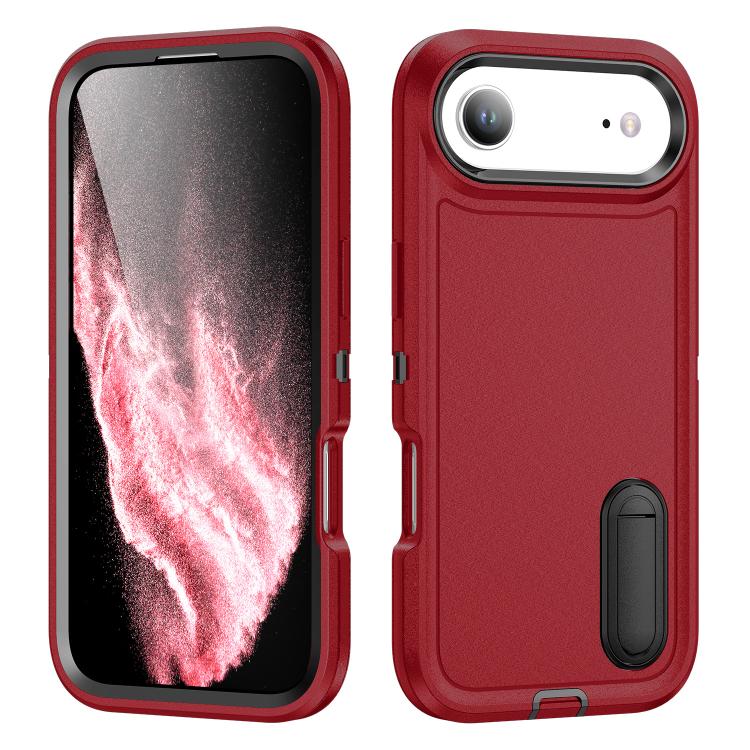 Rugged PC + Silicone Phone Case with Holder