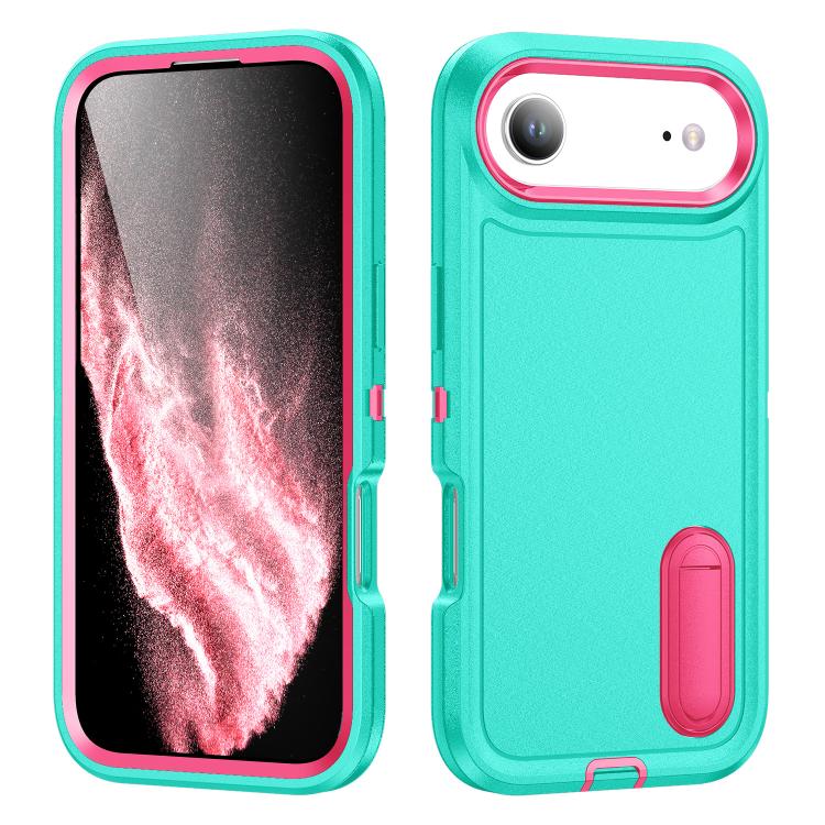Rugged PC + Silicone Phone Case with Holder