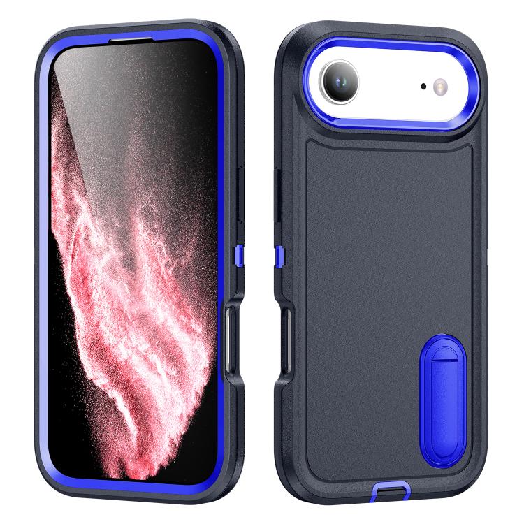 Rugged PC + Silicone Phone Case with Holder