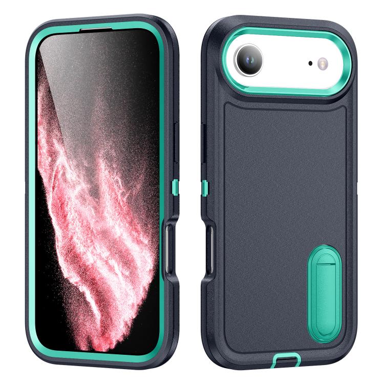 Rugged PC + Silicone Phone Case with Holder