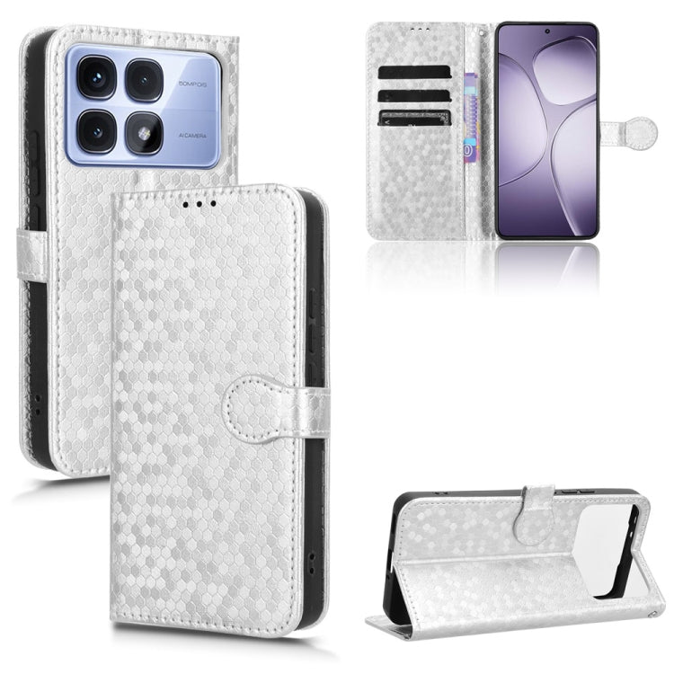 Handyhülle aus Leder mit Wabenpunkt-Textur, Für Xiaomi Poco X7 Pro 5G / Redmi Turbo 4 5G, Für Xiaomi Poco M7 Pro 5G / Redmi Note 14 5G, Für Redmi K80 / K80 Pro, Für Redmi Note 14 Pro 4G, Für Redmi Note 14 4G 163,25mm, Für Redmi 14C 4G, Für Redmi K70 Ultra
