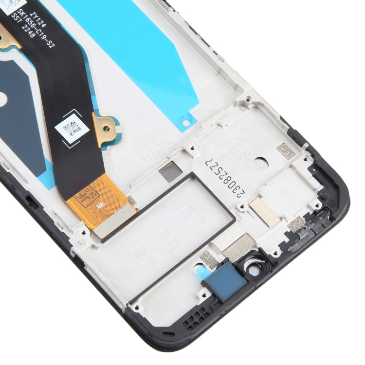 Digitalizador de pantalla LCD OEM con marco completo para Infinix Hot 30i X669