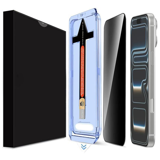 LK Easy Install Privacy Tempered Glass Film