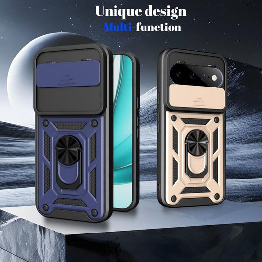 Sliding Camera Cover Design TPU+PC Phone Case, For Google Pixel 11, For Google Pixel 9a, For Google Pixel 9 Pro XL, For Google Pixel 9 / 9 Pro