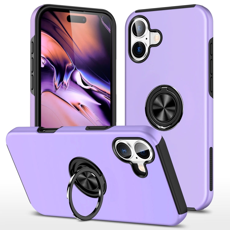 PC + TPU Magnetic Phone Case with Invisible Ring Holder, For iPhone 18 Pro, For iPhone 18 Pro Max, For iPhone 17e / 16e, For iPhone 17 Pro Max, For iPhone 17 Pro, For iPhone 17, For iPhone Air, For iPhone 16 Pro Max, For iPhone 16 Pro, For iPhone 16 Pl...