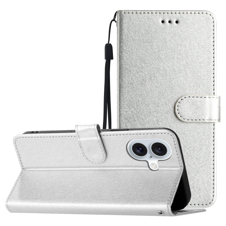 Silk Texture Horizontal Flip Leather Phone Case, For iPhone 18 Pro / 17 Pro, For iPhone 18 Pro Max / 17 Pro Max, For iPhone 17, For iPhone Air, For iPhone 16 Pro Max, For iPhone 16 Pro, For iPhone 16 Plus, For iPhone 16