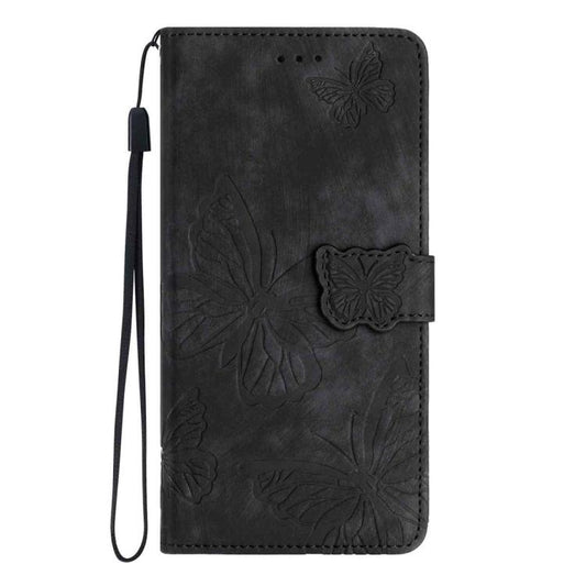 Skin-feel Embossed Butterfly Leather Phone Case, For iPhone 18 Pro / 17 Pro, For iPhone 18 Pro Max / 17 Pro Max, For iPhone 17, For iPhone Air, For iPhone 16 Pro Max, For iPhone 16 Pro, For iPhone 16 Plus, For iPhone 16