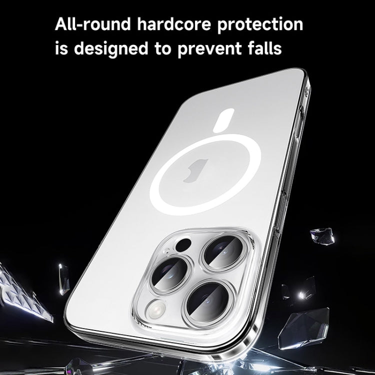 SULADA Crystal Sand Series Electroplating Frosted MagSafe Magnetic Phone Case, For iPhone 18 Pro, For iPhone 18 Pro Max, For iPhone 17 Pro Max, For iPhone 17 Pro, For iPhone 17, For iPhone 16 Pro Max, For iPhone 16 Pro, For iPhone 16 Plus, For iPhone 1...