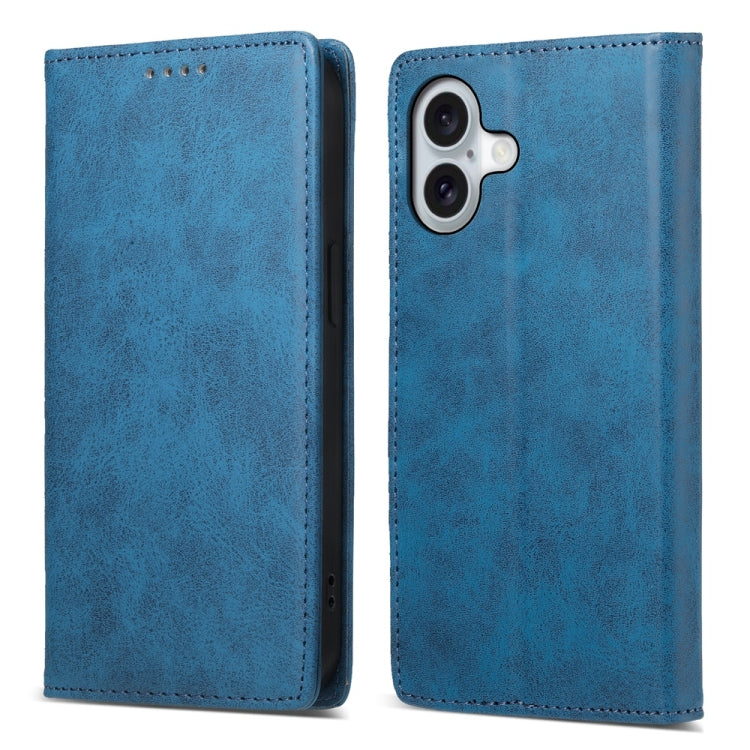 Business Solid Color Magnetic RFID Leather Phone Case, For iPhone 17e / 16e, For iPhone 17 Pro Max, For iPhone 17 Pro, For iPhone 17, For iPhone Air, For iPhone 16 Pro Max, For iPhone 16 Pro, For iPhone 16 Plus, For iPhone 16