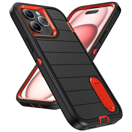 Defender Gen2 Rugged PC + Silicone Phone Case with Holder, For iPhone 15 Pro Max, For iPhone 15 Pro, For iPhone 15 Plus, For iPhone 15, For iPhone 14 Plus, For iPhone 14, For iPhone 14 Pro, For iPhone 14 Pro Max, For iPhone 13 Pro Max, For iPhone 13 Pr...