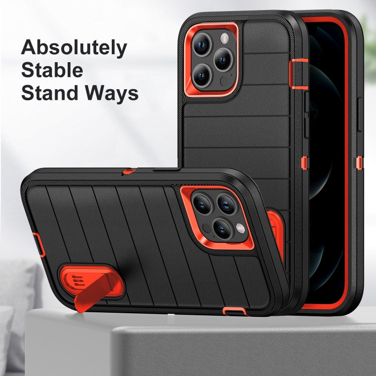 Defender Gen2 Rugged PC + Silicone Phone Case with Holder, For iPhone 12 Pro, For iPhone 11