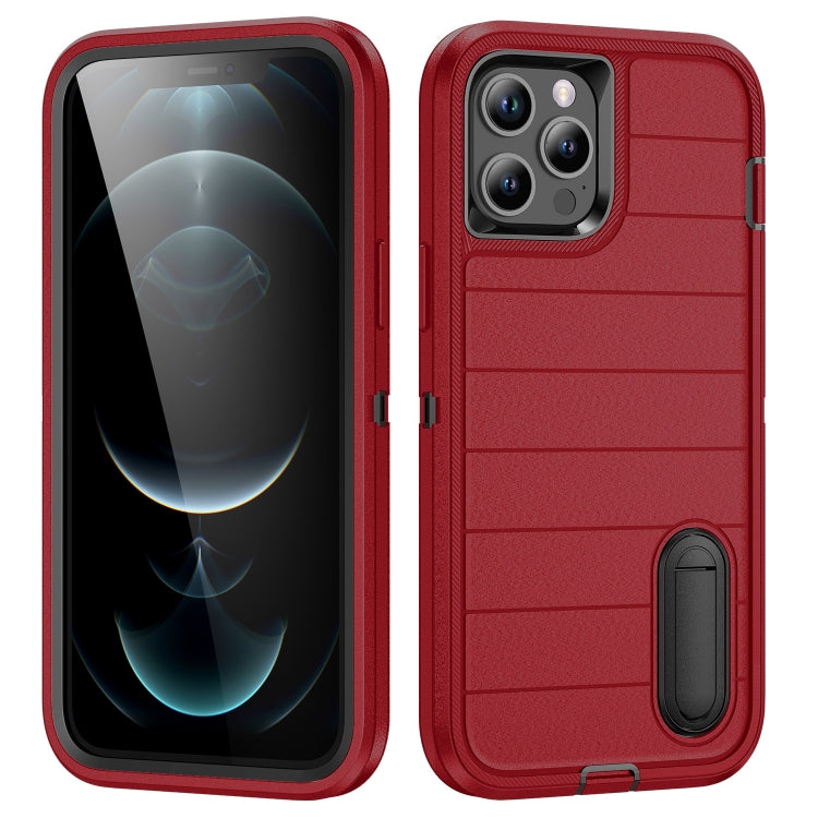 Defender Gen2 Rugged PC + Silicone Phone Case with Holder, For iPhone 12 Pro, For iPhone 11