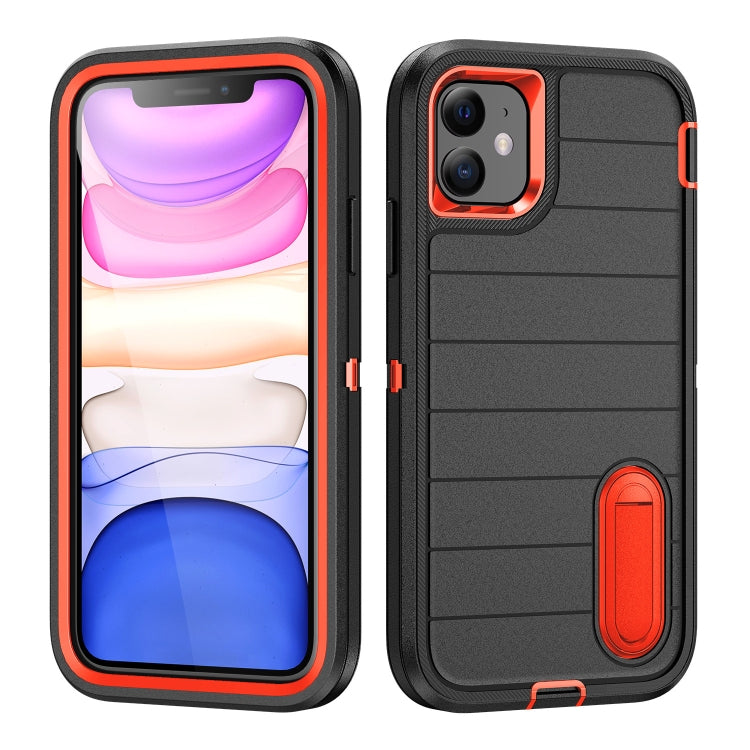Defender Gen2 Rugged PC + Silicone Phone Case with Holder, For iPhone 12 Pro, For iPhone 11