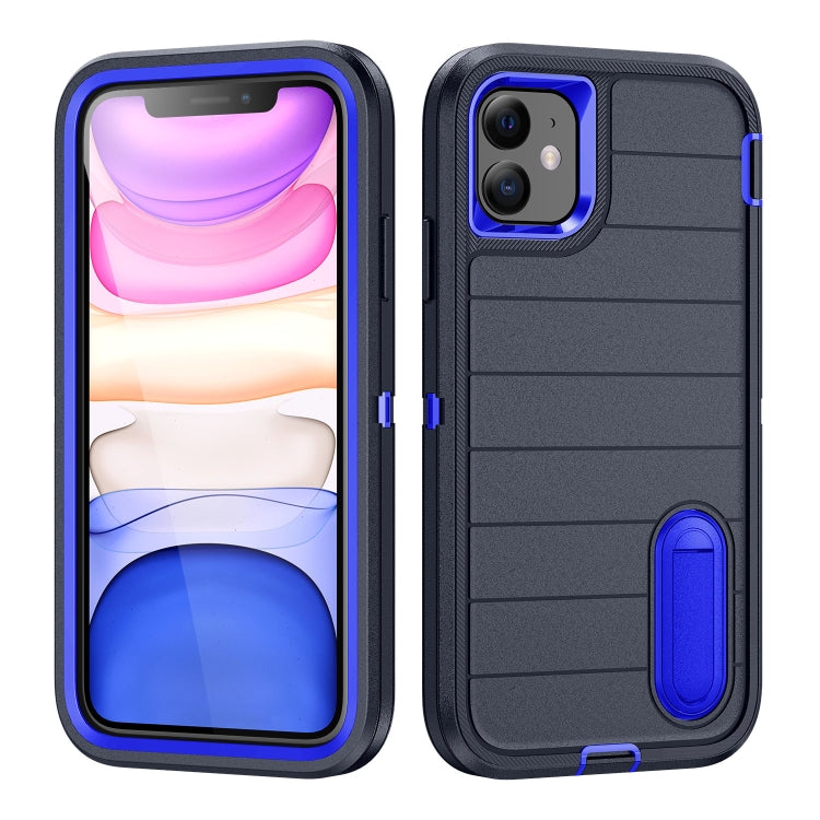Defender Gen2 Rugged PC + Silicone Phone Case with Holder, For iPhone 12 Pro, For iPhone 11