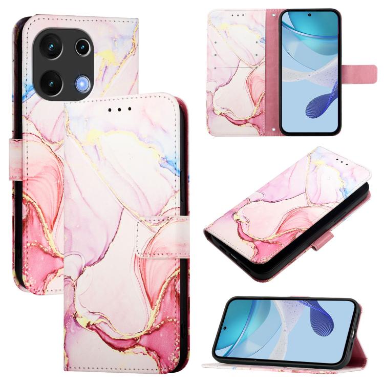 PT003 Marble Pattern Flip Leather Phone Case