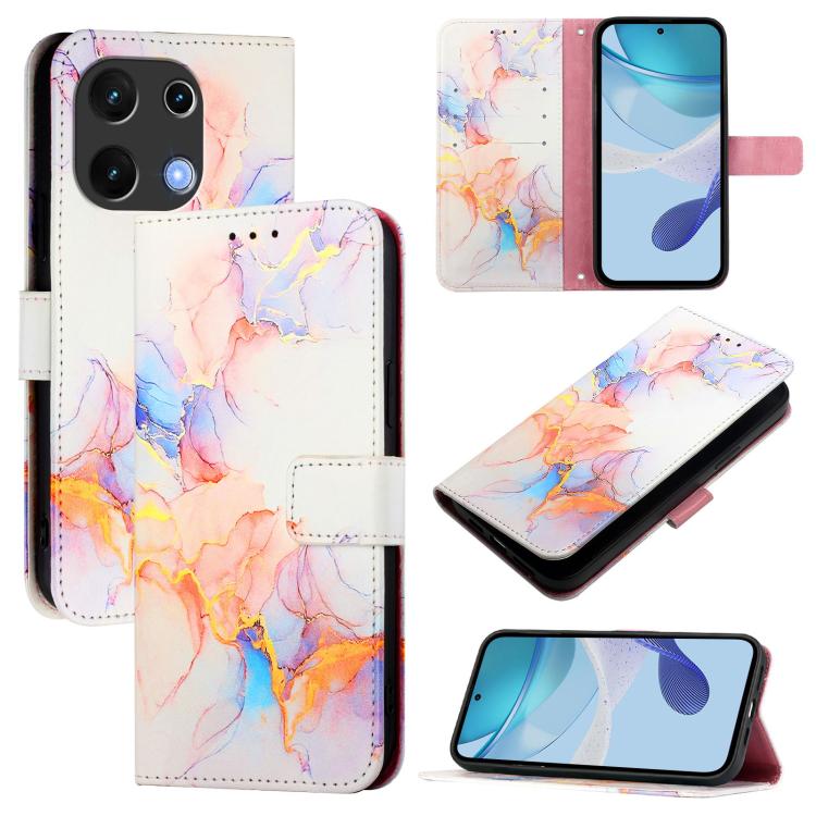 PT003 Marble Pattern Flip Leather Phone Case