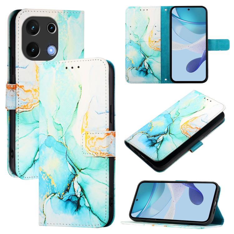 PT003 Marble Pattern Flip Leather Phone Case