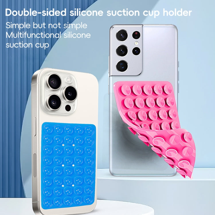 Mobile Phone Silicone 40 Double Side Suction Cup Back Stickers