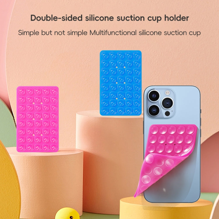 Mobile Phone Silicone 40 Double Side Suction Cup Back Stickers