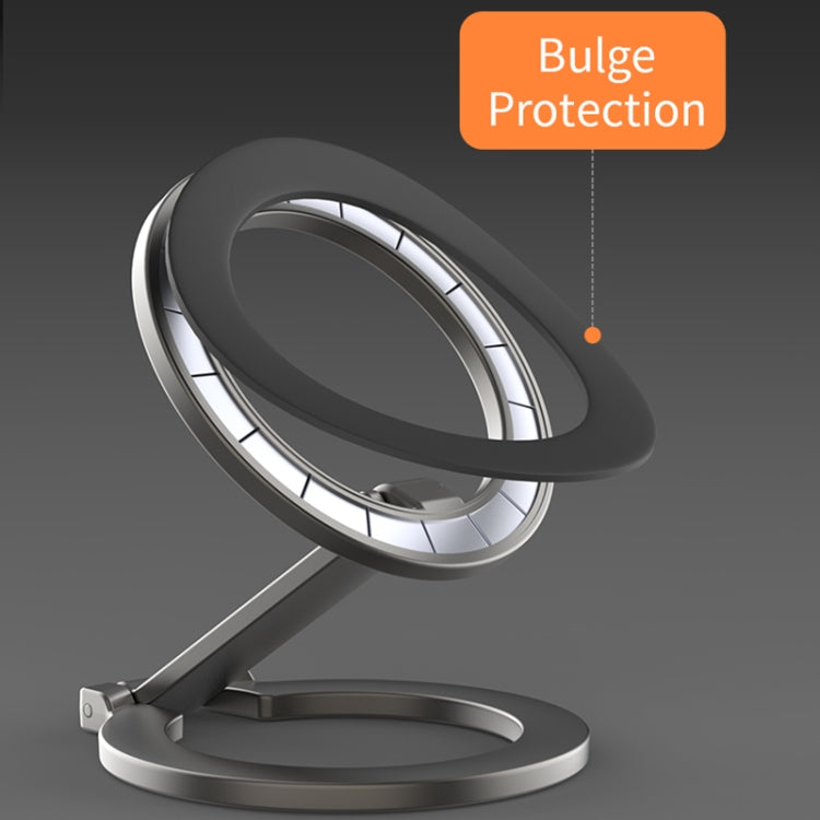 Soporte magnético para teléfono con anillo plegable MagSafe de doble cara en forma de Z, sin patrón