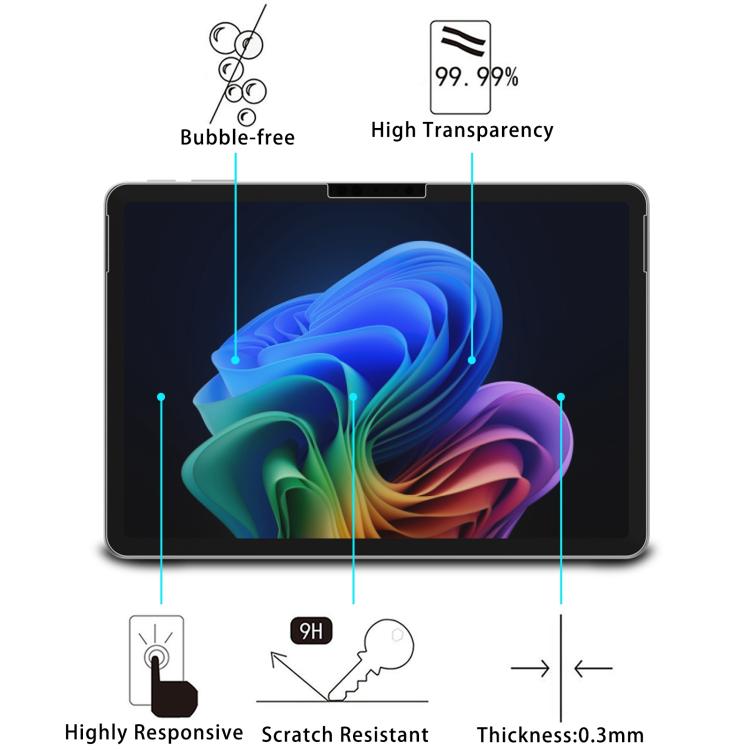 2pcs 9H 0.3mm Explosion-proof Tempered Glass Film