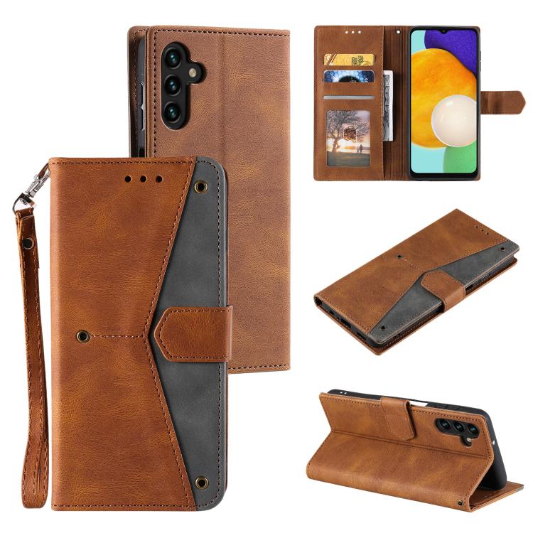 Nail Skin Feel Stitching Calf Texture Leather Phone Case, For Samsung Galaxy S25 FE 5G, For Samsung Galaxy S25 5G, For Samsung Galaxy S25+ 5G, For Samsung Galaxy S25 Ultra 5G