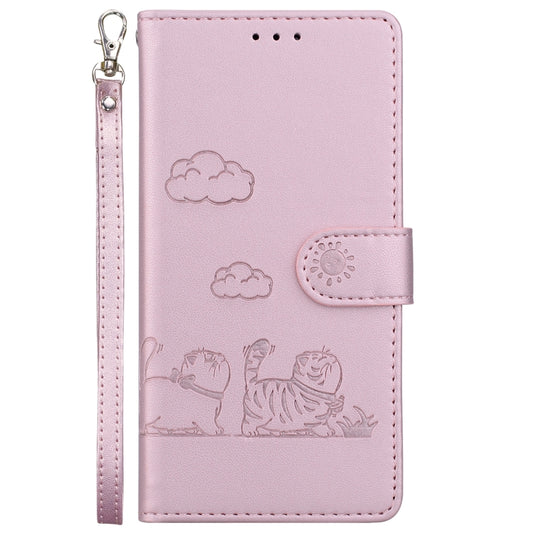 Cute Cats RFID Leather Phone Case, For Redmi Note 13 Pro+ 5G, For Redmi K60 Ultra, For Redmi 12 4G / 5G, For Redmi Note 12S, For Redmi A1+ 4G Global, For Redmi Note 12 Pro 4G, For Redmi Note 12 4G Global, For Redmi A1 / A2, For Redmi Note 12 Pro+ Globa...