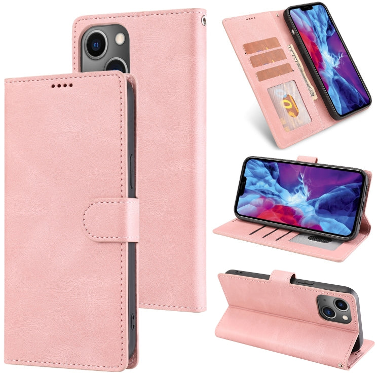 Fantasy Skin-feel Calfskin Texture Leather Phone Case