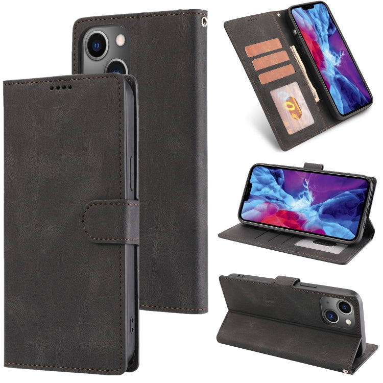 Fantasy Skin-feel Calfskin Texture Leather Phone Case