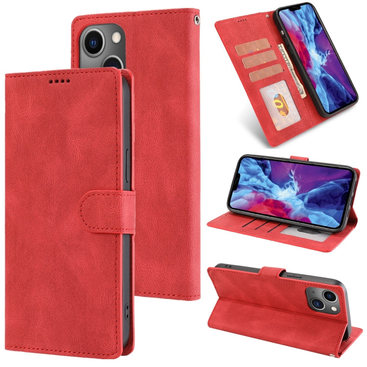 Fantasy Skin-feel Calfskin Texture Leather Phone Case