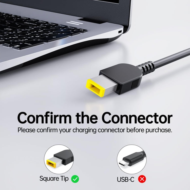 170W 20V 8.5A Laptop Notebook Power Adapter with Big Square USB Port For Lenovo Thinkpad / ThinkBook / Xiaoxin